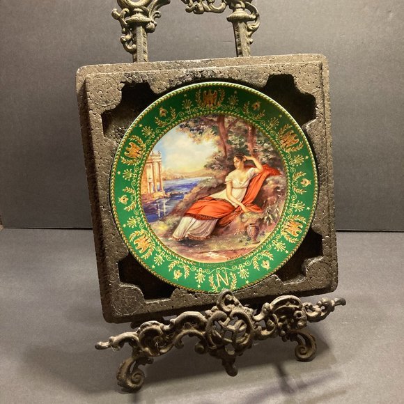 Limoges Plate Josephine et Napoleon de Boulme L'Imperatrice Josephine D'Arceau